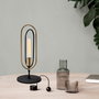 Opviq Cerco - 5071 Lámpara de mesa Negro y dorado